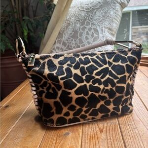 Cecconi Piero Animal Print Fur & Suede Shoulderbag